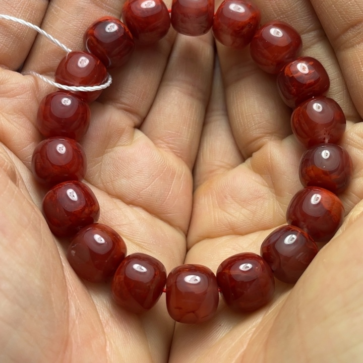 南红玛瑙手串12未镶嵌