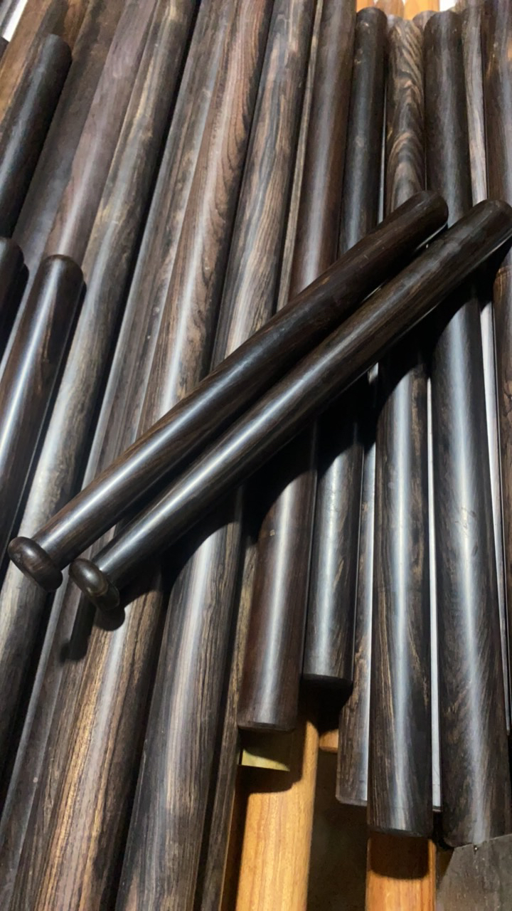 32/2.8紫光檀高密度木质檀木木棍实木紫光檀木料擀面杖