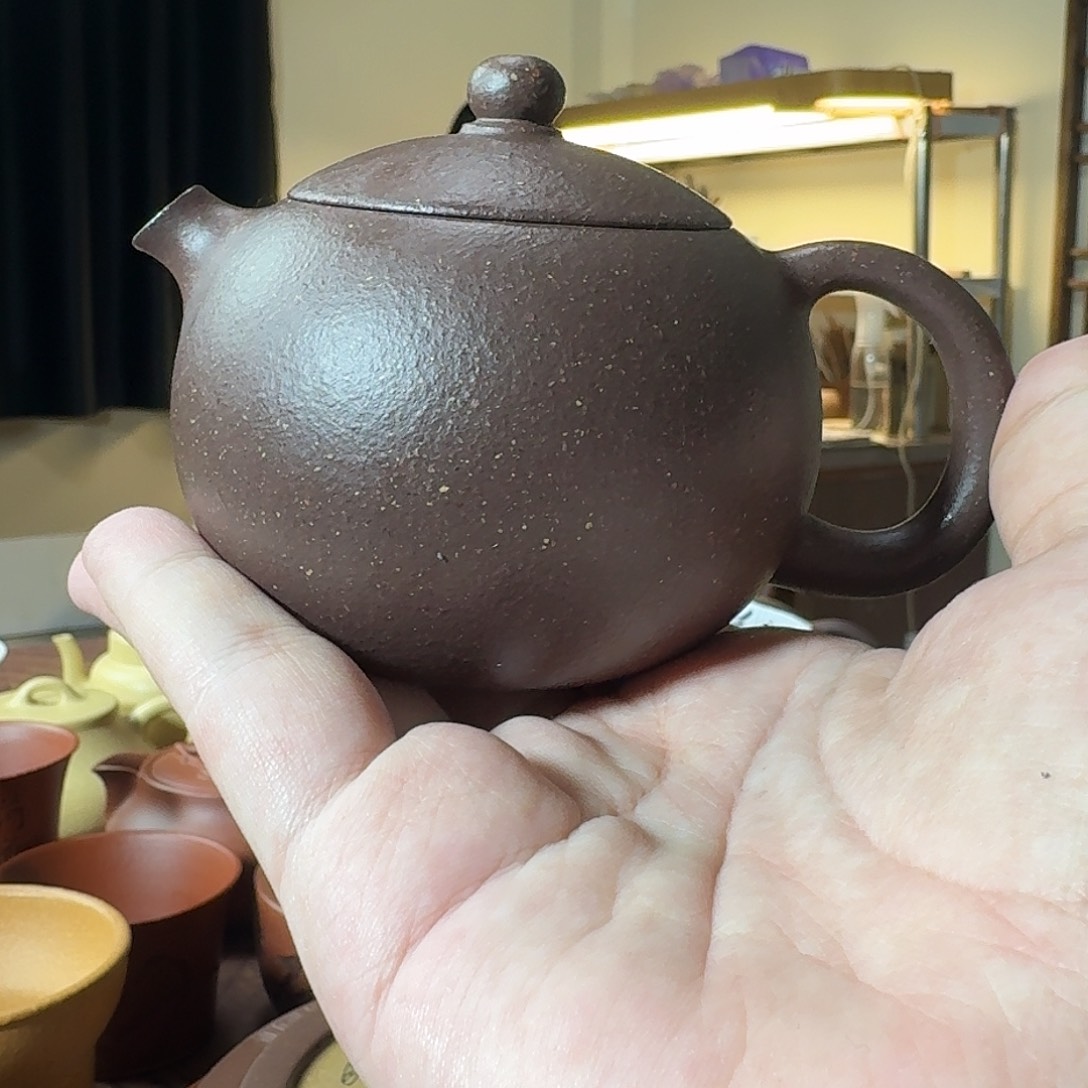 幺****茶壶紫砂宜兴原矿半手紫砂壶微瑕福利