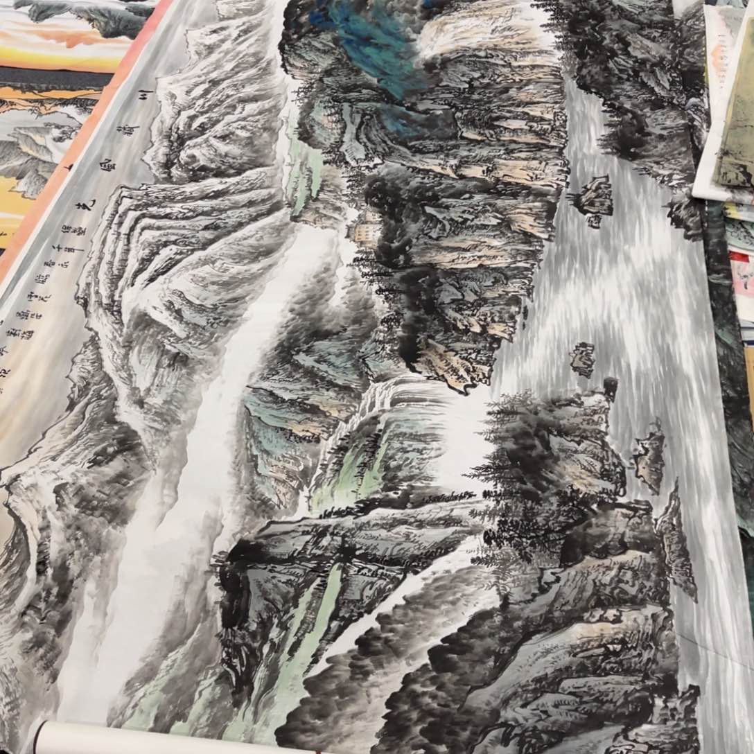 国画处理作品看好再拍哦