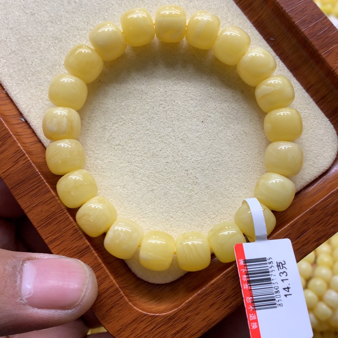 蜜蜡手链未镶嵌蜜蜡