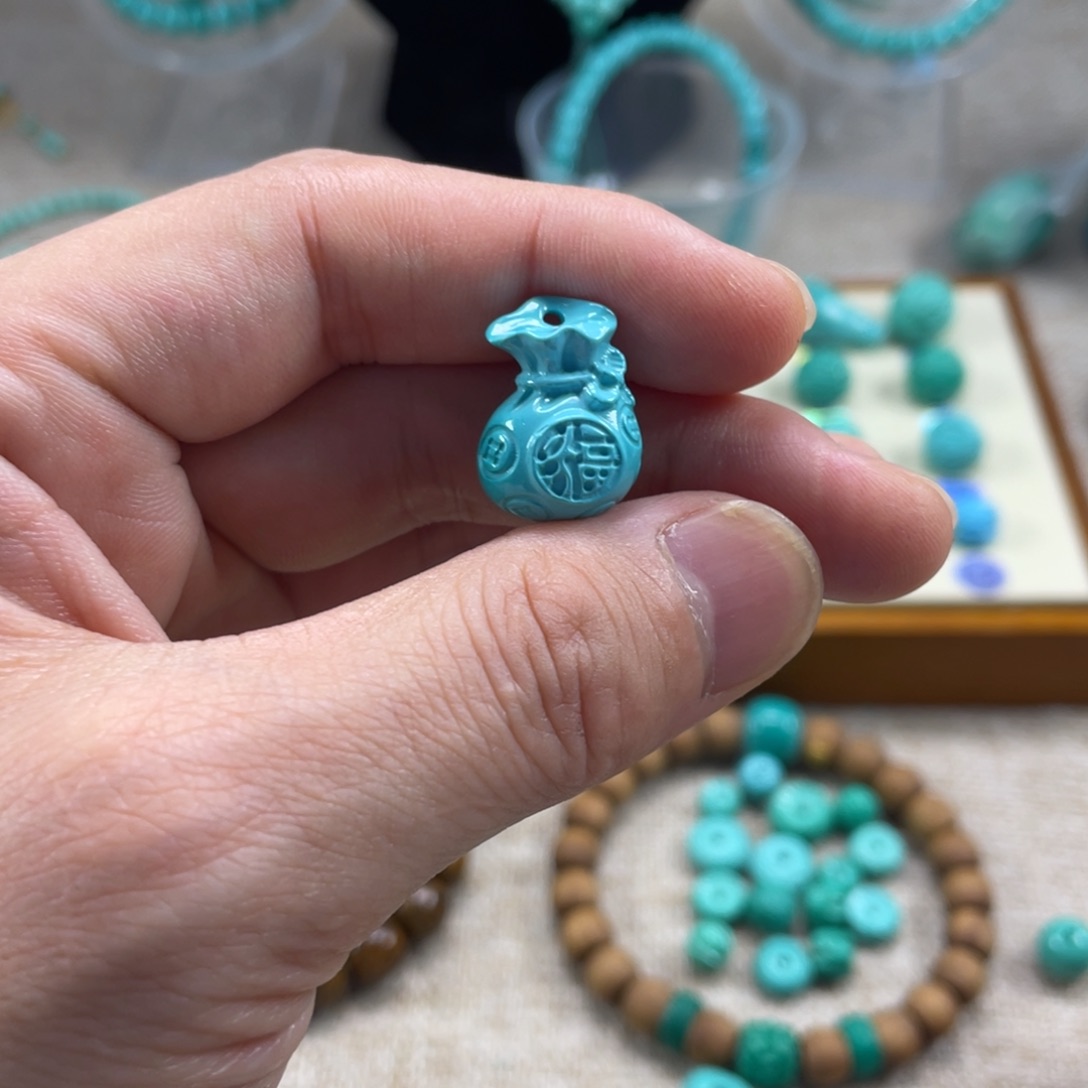 原生态湖北矿小配饰，直径13