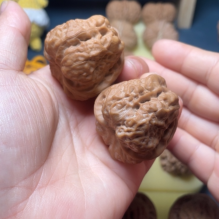 吊坠文玩核桃蛤蟆38-41---45克