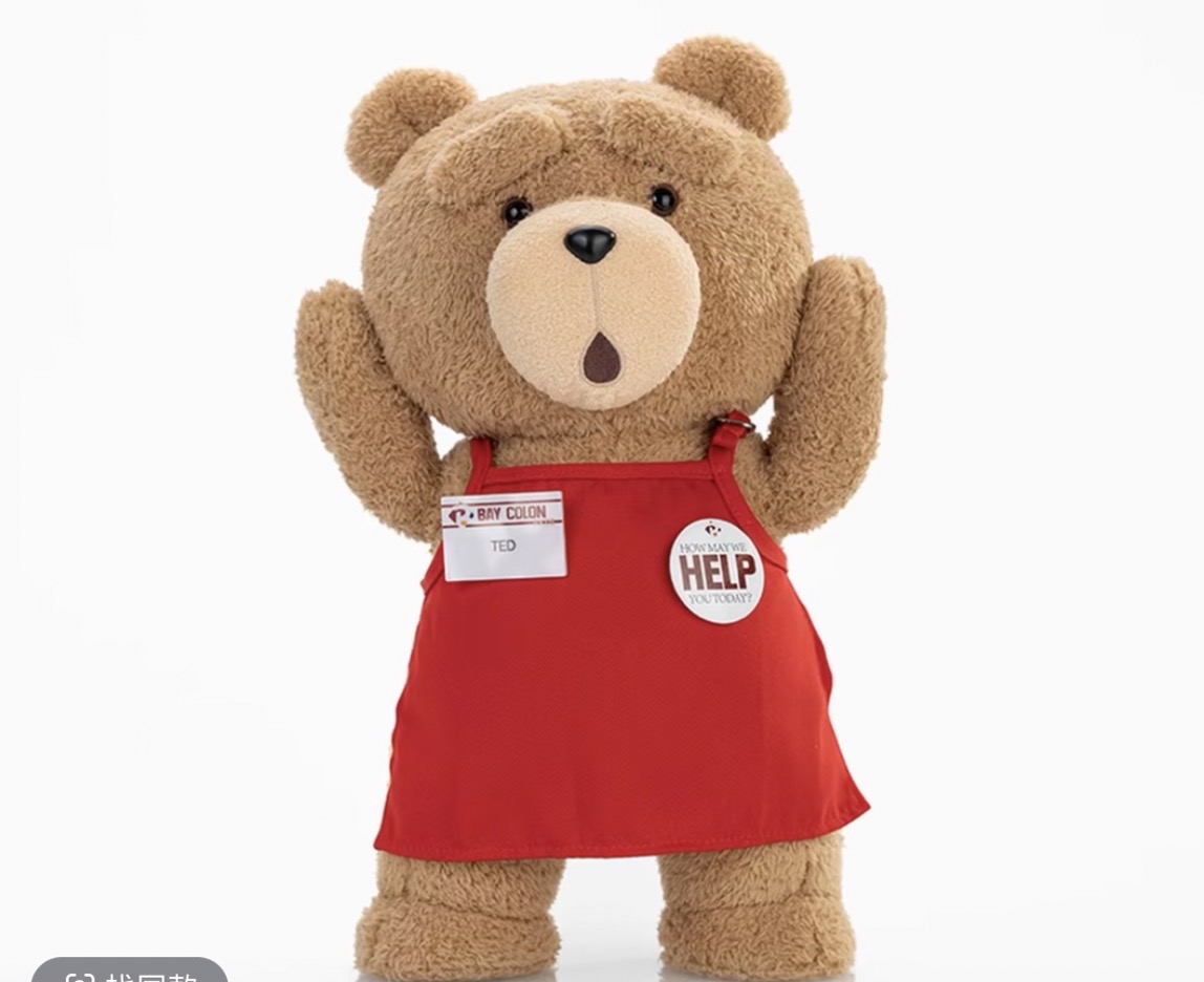 【潮了拆盒】TED2泰迪熊可动毛绒玩偶【不支持退换】