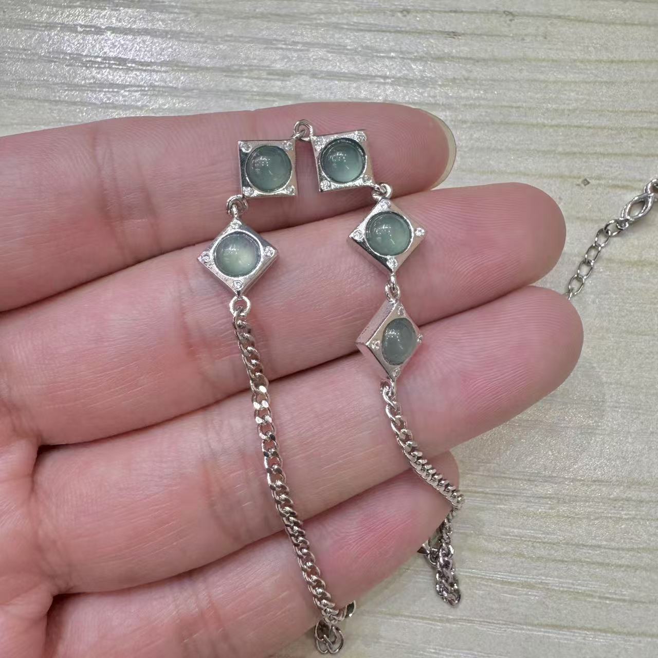 【SG】翡翠精致蛋面简约手链