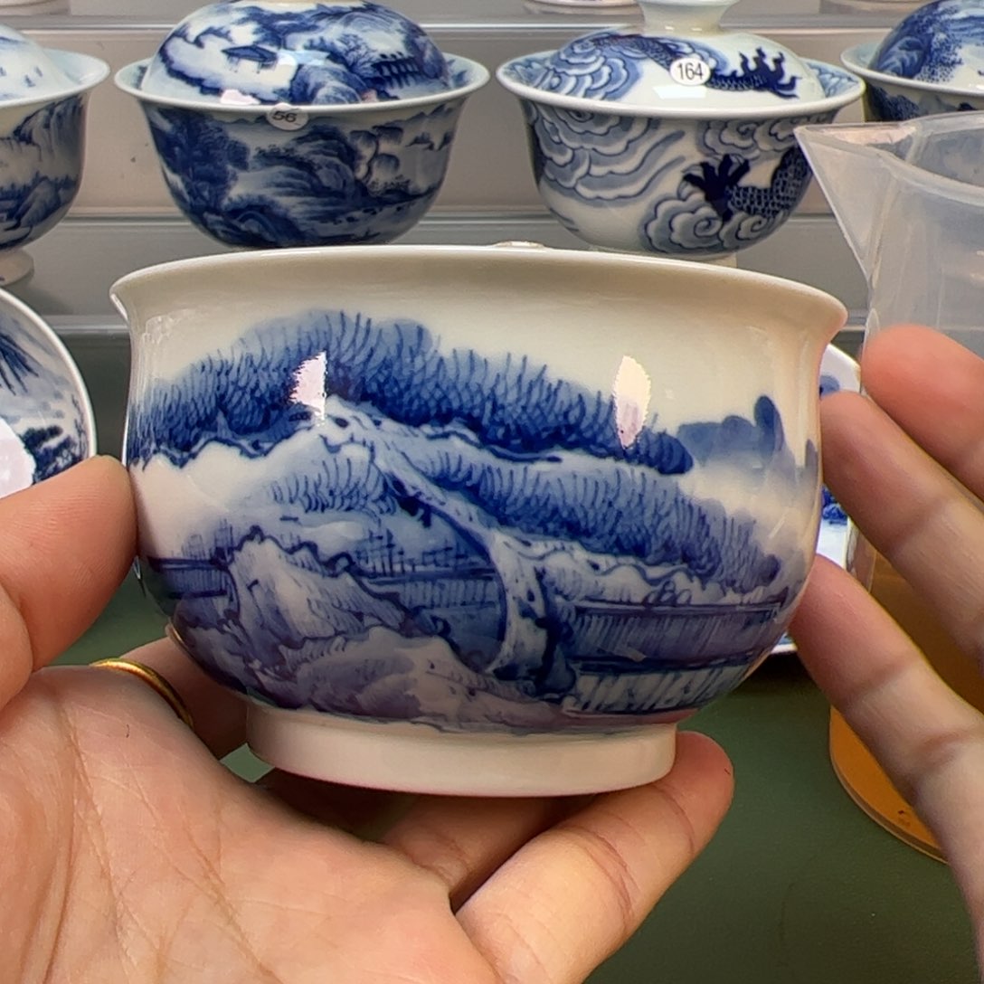 杯木木景德镇纯手绘茶具293