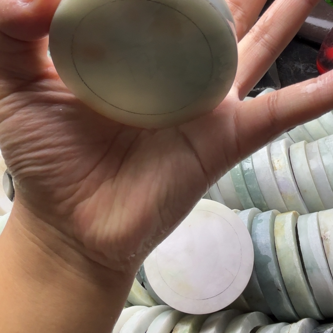 *****定制翡翠未镶嵌翡翠手镯定制
