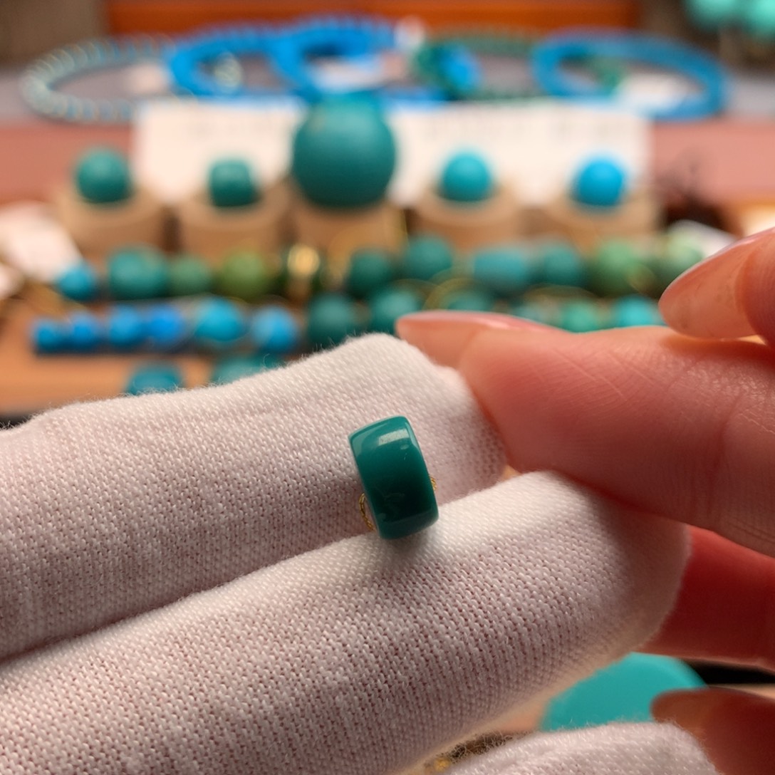 绿松石未镶嵌绿松石8.3mm