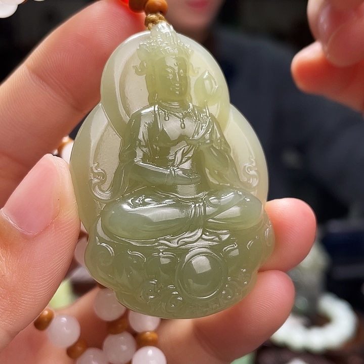 和田玉挂件未镶嵌定制发货