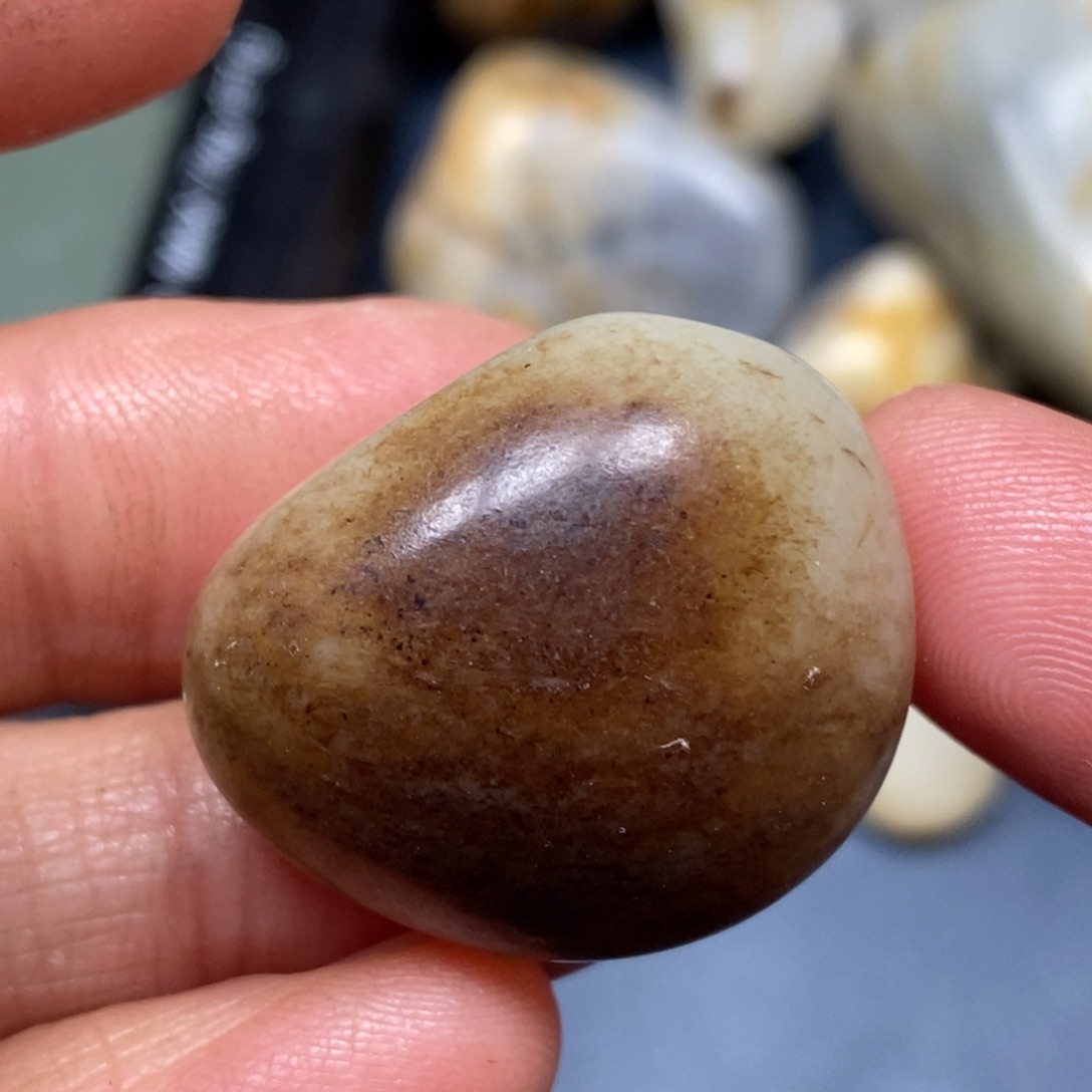 和田玉挂件足银镶嵌