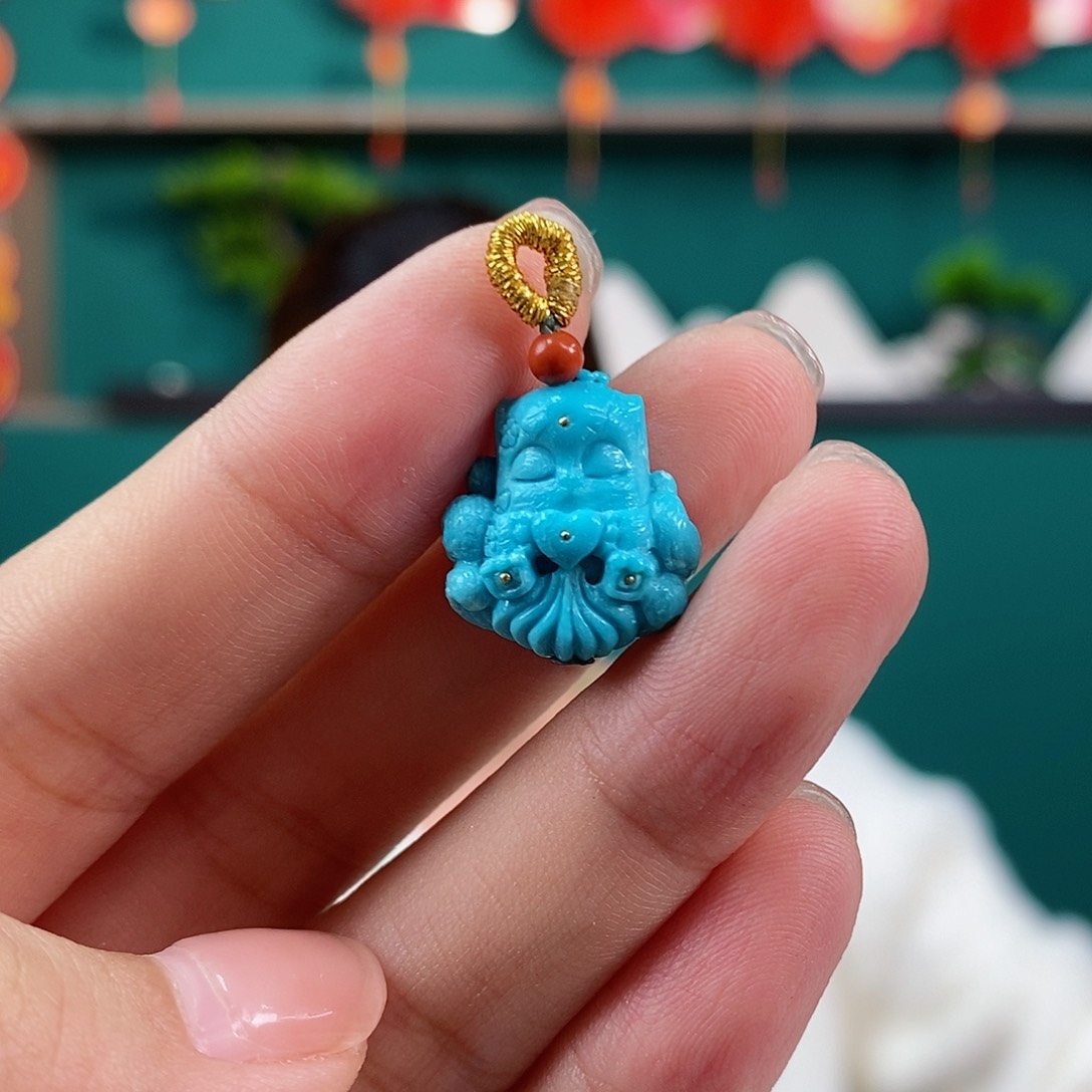 绿松石珠宝奇石未镶嵌