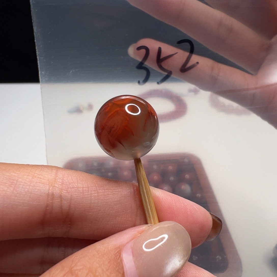 未镶嵌南红玛瑙南红玛瑙352号凉山冰飘14.5+