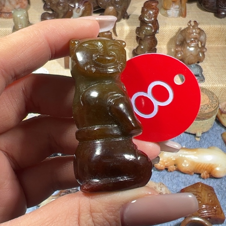 和田玉未镶嵌挂件