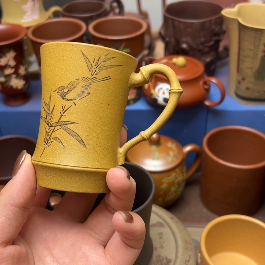 紫砂茶杯紫砂主人杯