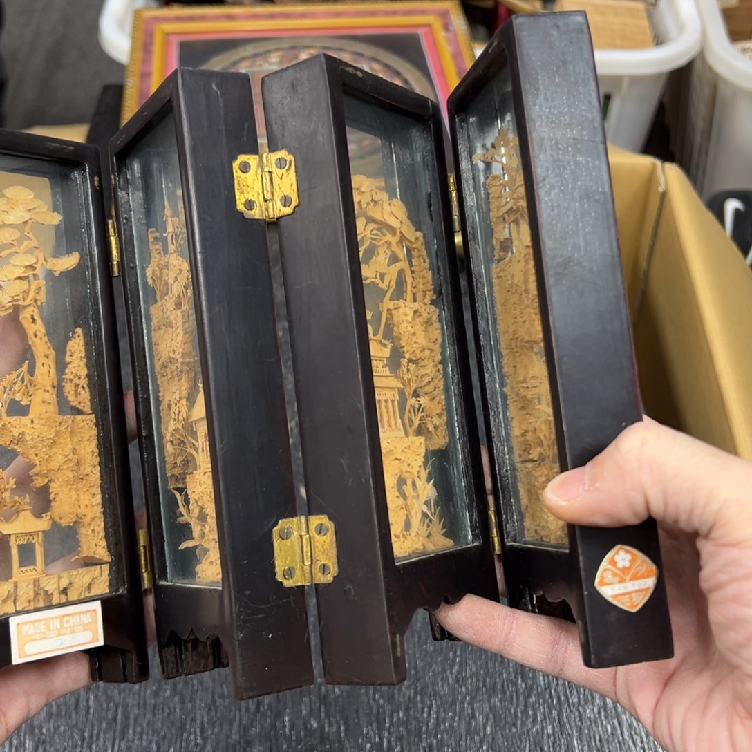 木中古工艺品摆件