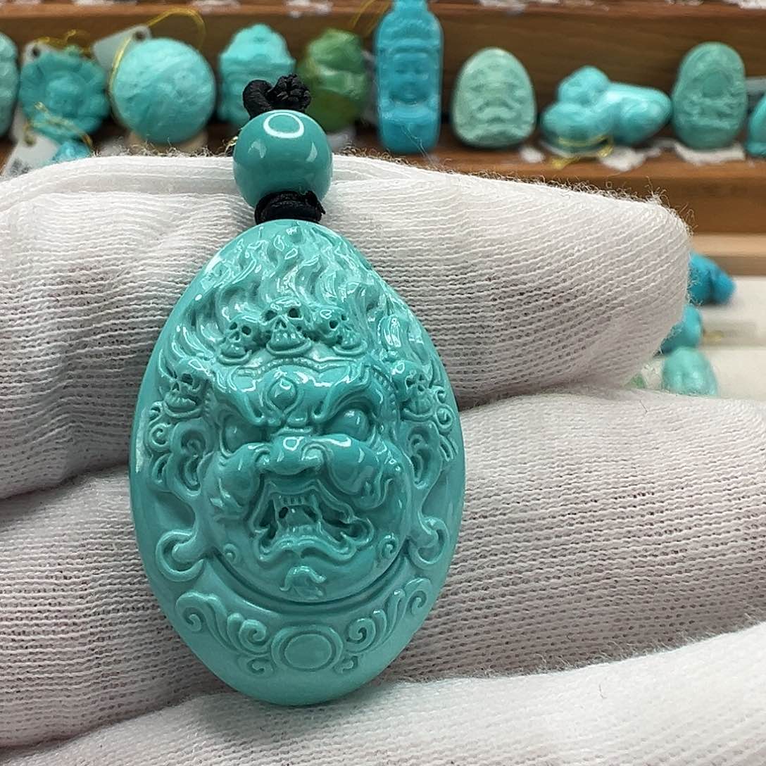 绿松石大黑天 未镶嵌