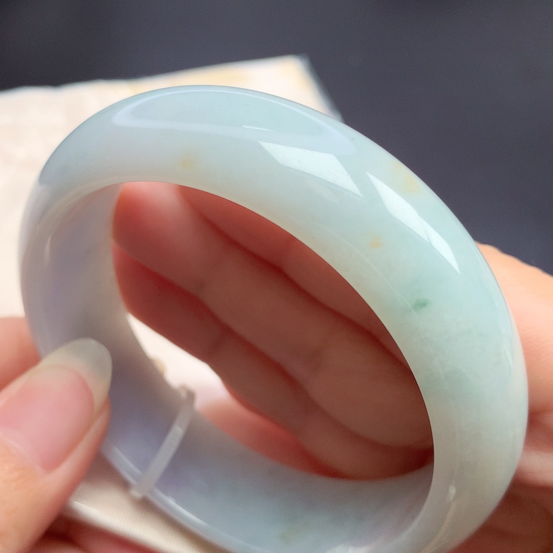 翡翠未镶嵌手镯57.4圈口