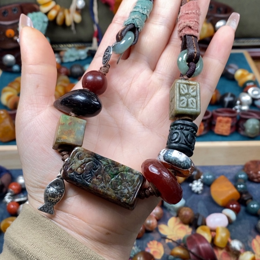 【闪购商品】翡翠颈饰未镶嵌项链