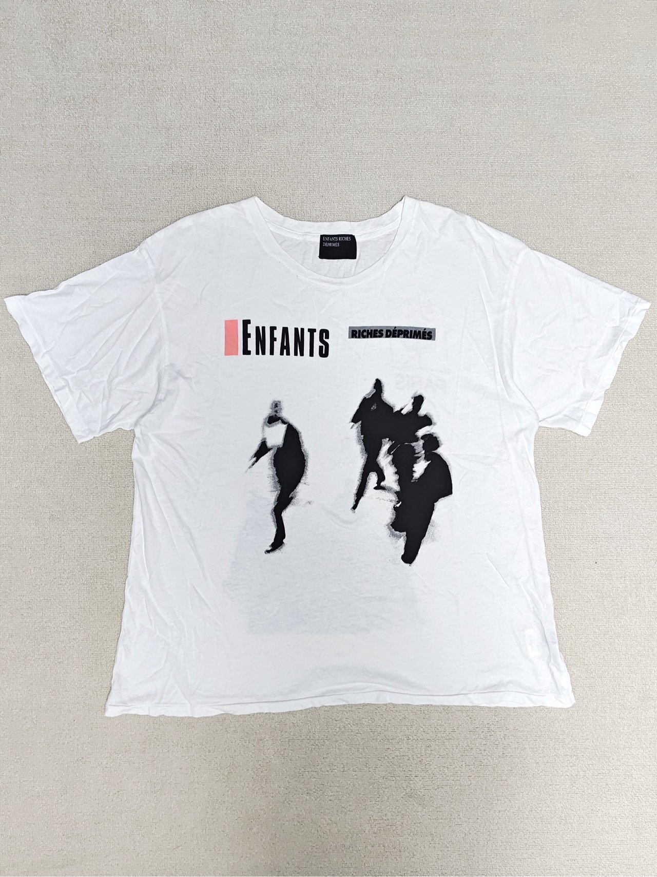 99新  L码 98新 Enfants Riches Deprimes 23ss行人幻影做旧短袖