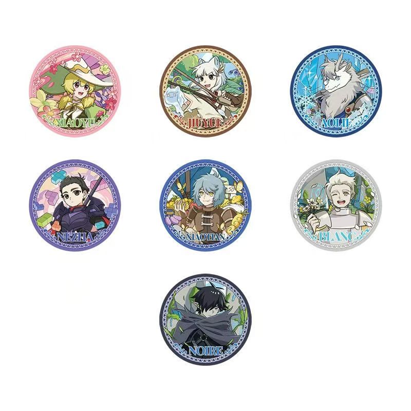 【拆袋】《非人哉》限shi玩家系列吧唧徽章/镭射票盲盒