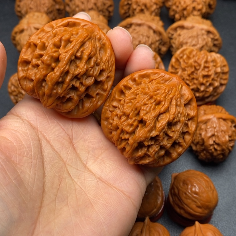 【闪购商品】文玩核桃把件44虎头