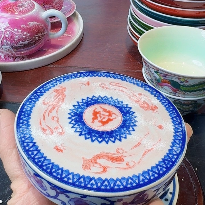 摆件景德镇陶瓷茶具摆件日用瓷65