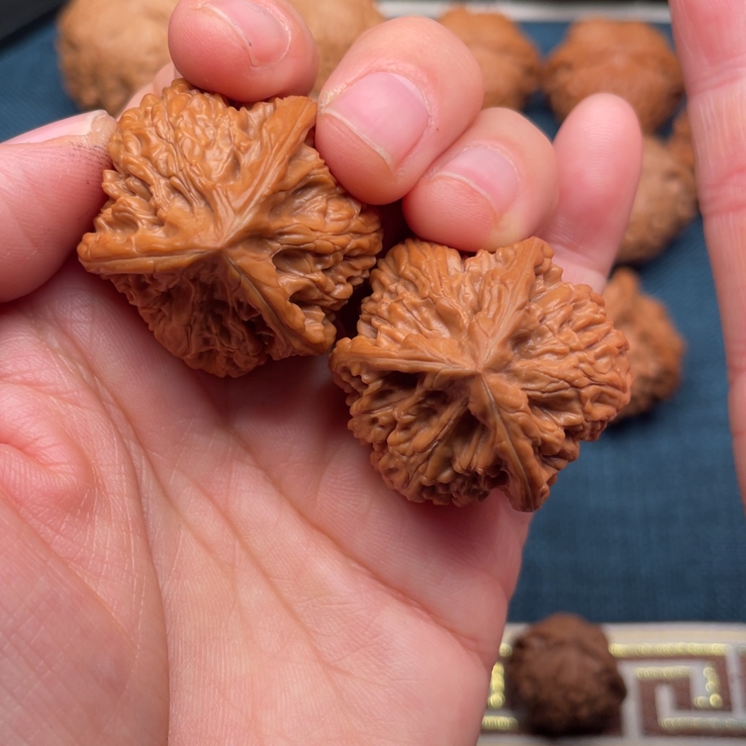 兜***转把件文玩核桃35全品御龙球奔