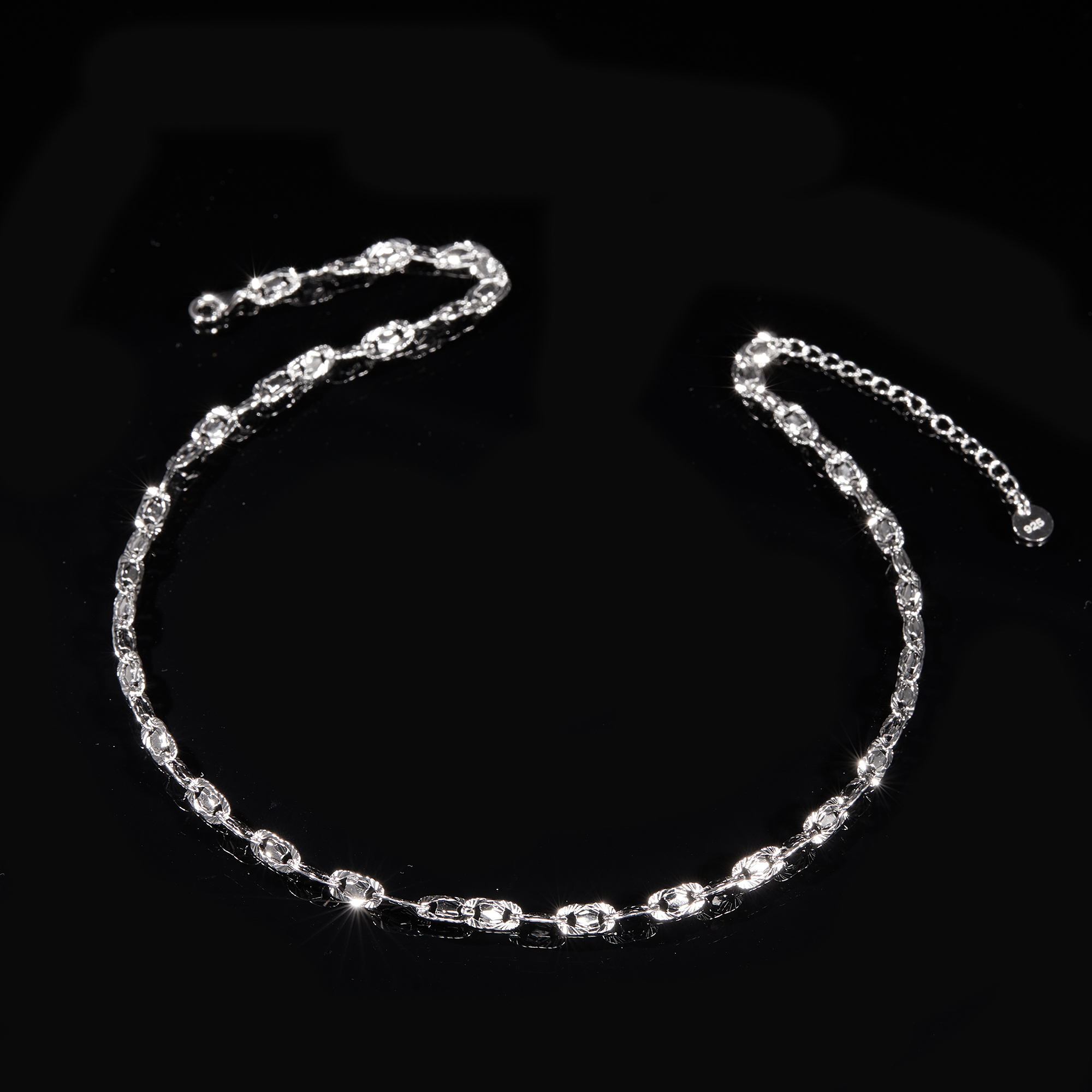 jeshore/简岸 链子925银 重工猪鼻子项链