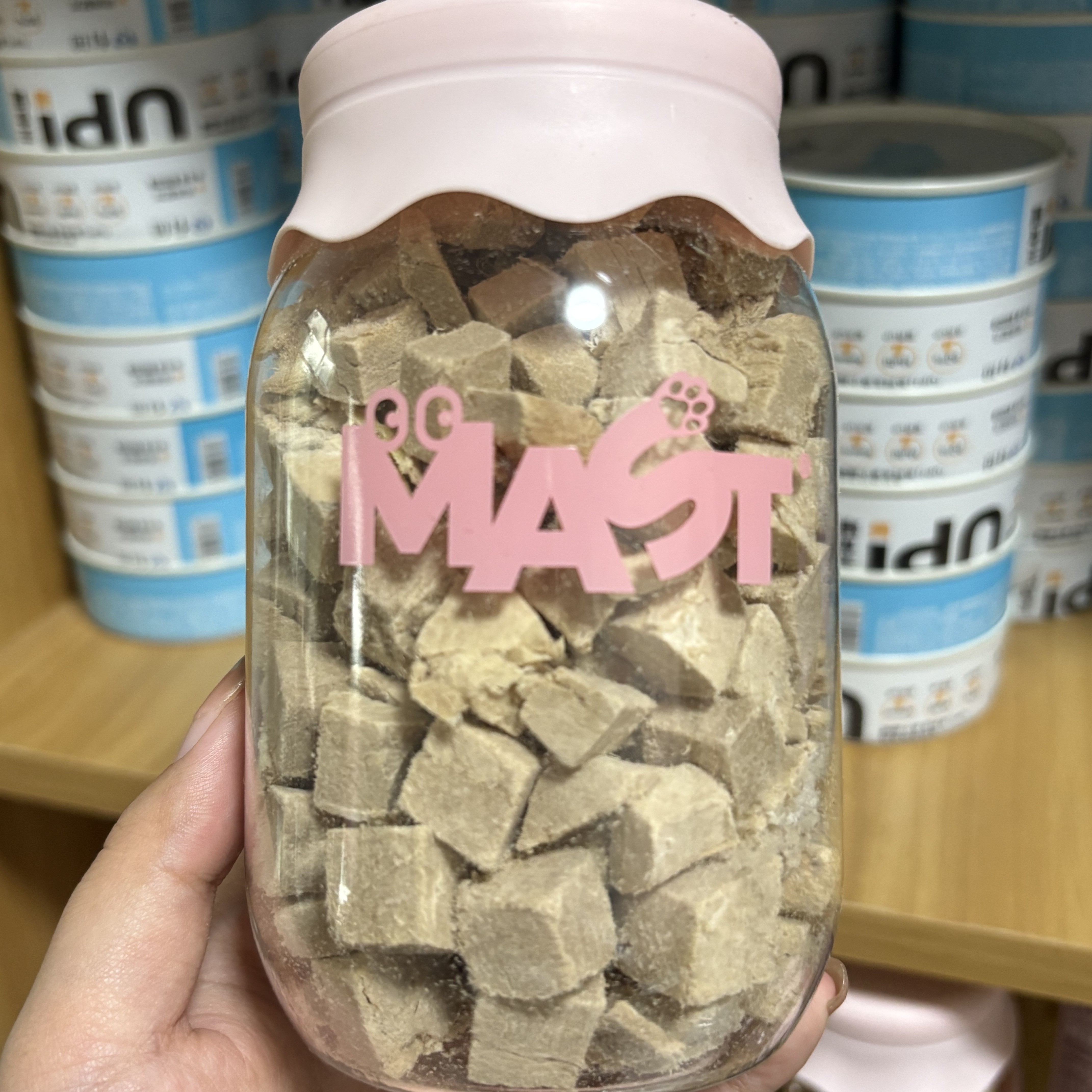 猫狗通用零食冻干桶含鸭胸肉营养拌饭