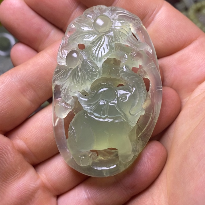 岫玉岫玉手把未镶嵌