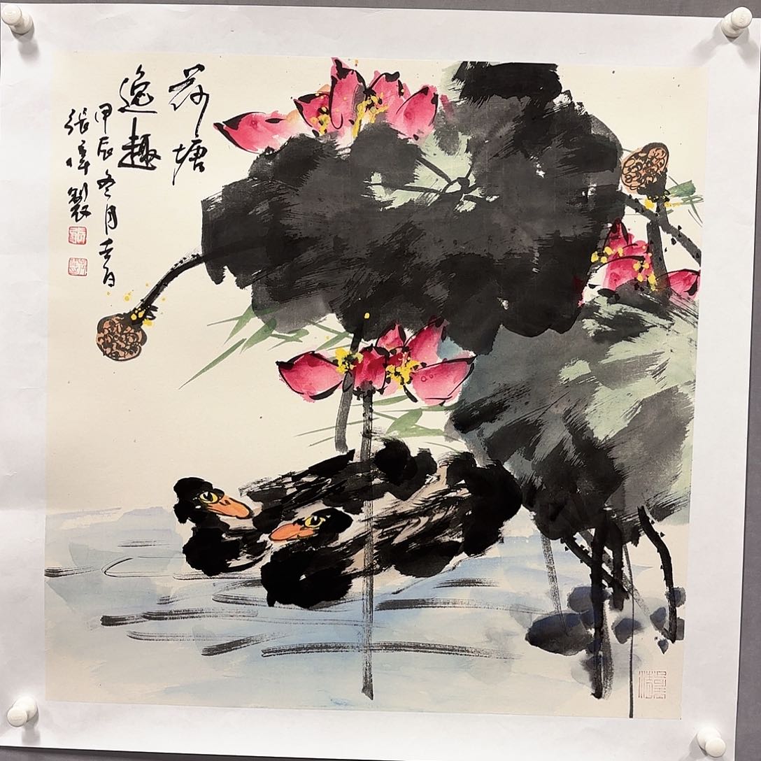 国画国画纯手绘作品请放心去藏