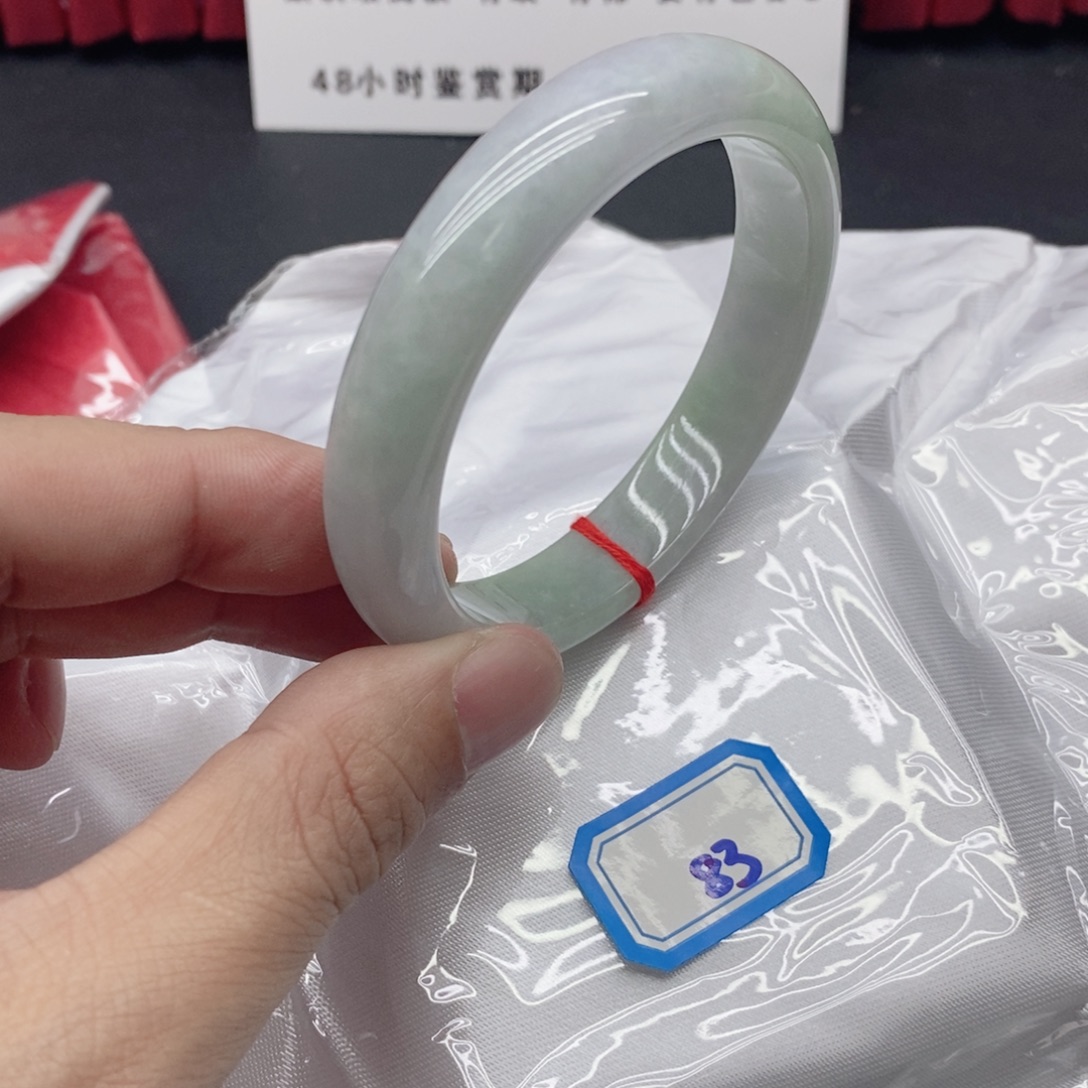 硅化玉未镶嵌手镯翡手镯83333