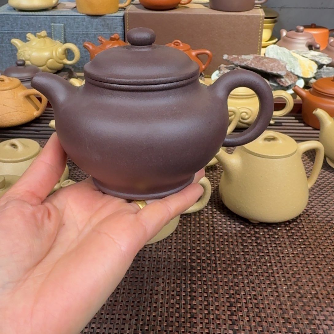紫泥茶壶天青260毫升左右