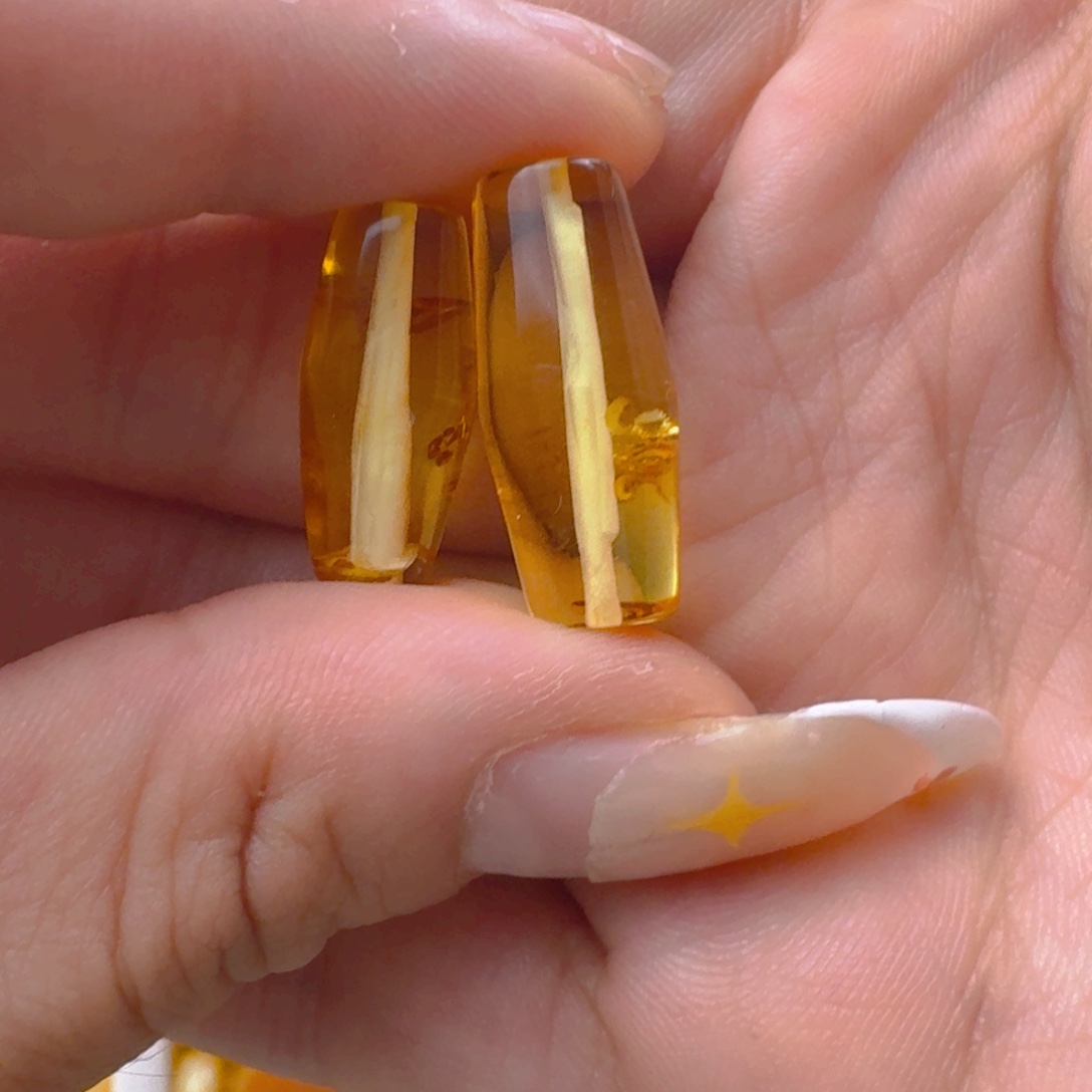 未镶嵌琥珀珠宝奇石花珀全品天珠