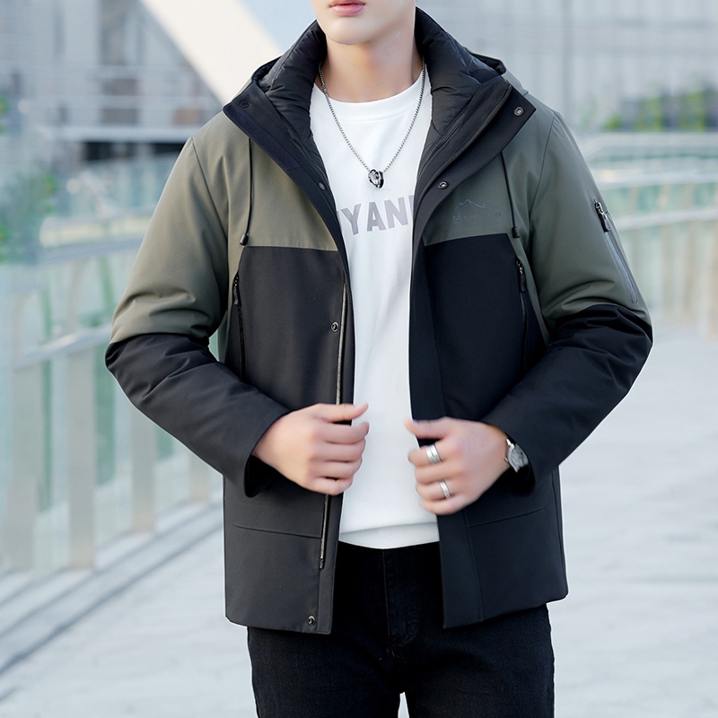 男士2025冬季新款三合一可脱卸羽绒服(8179)
