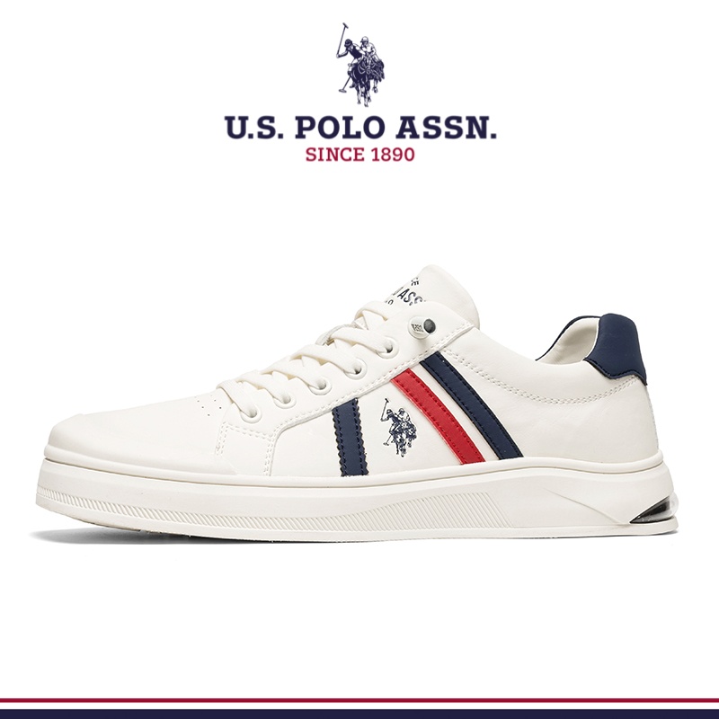 U.S. POLO ASSN.U.S.POLOASSN.男士小白鞋增高休闲板鞋子