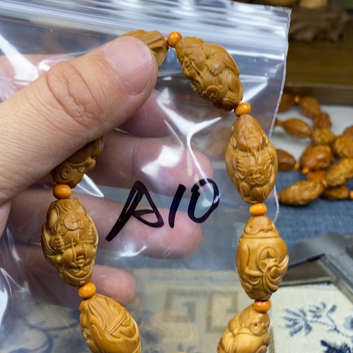 橄榄核手串/手链橄榄核雕工艺手串