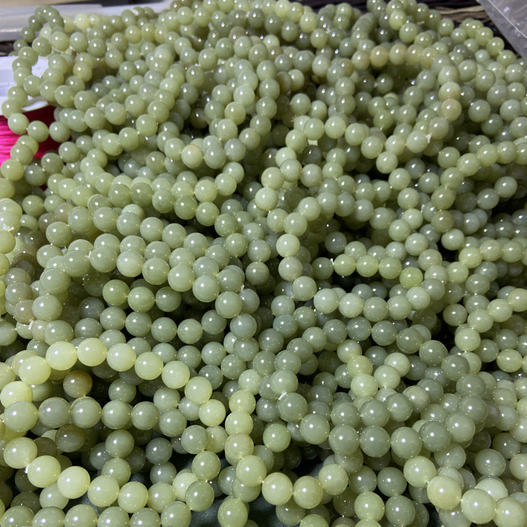 新疆和田玉手串且末料10毫米手串油滋滋密度高 多样性 拍一发一件