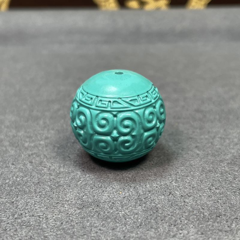 3400圆珠回纹珠文玩配饰顶珠腰珠配珠手串背云弟子珠星