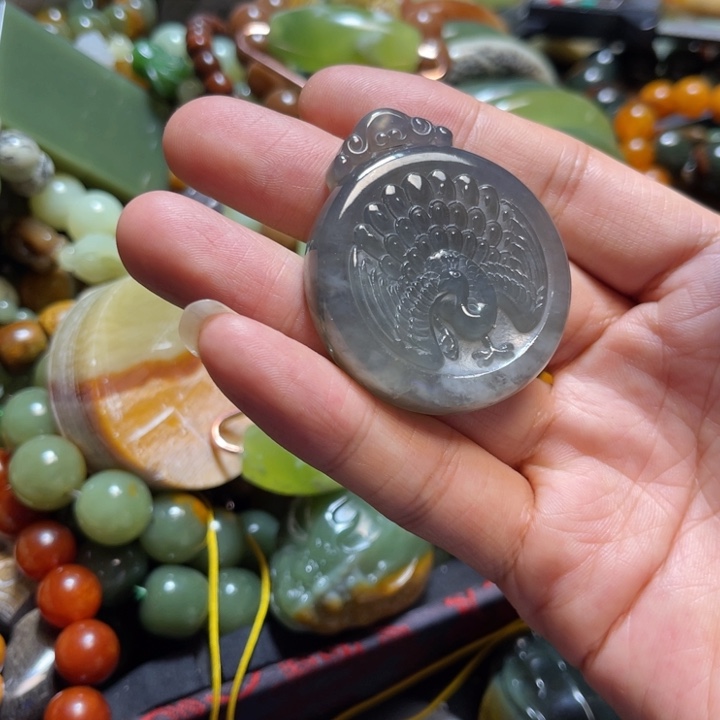 未镶嵌蛇纹石玉手链