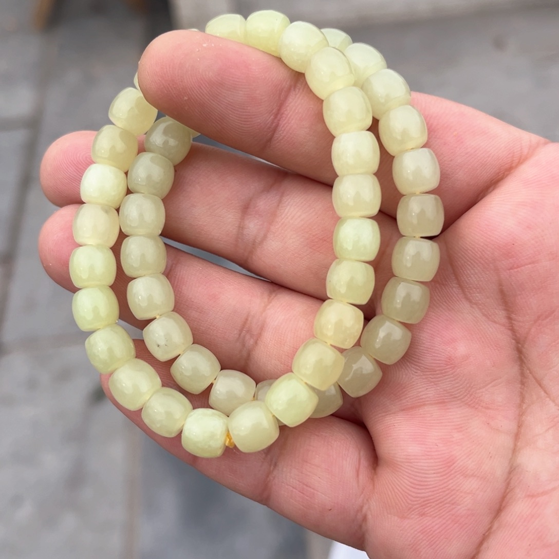 和田玉颈饰未镶嵌和田玉黄口手串多样性发货（拍一发一）