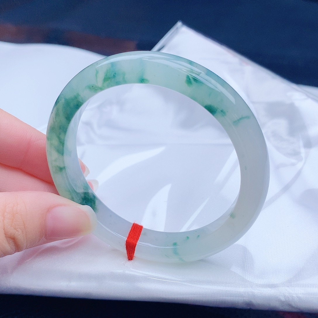 翡翠未镶嵌手镯缅甸天然翡翠a货手镯