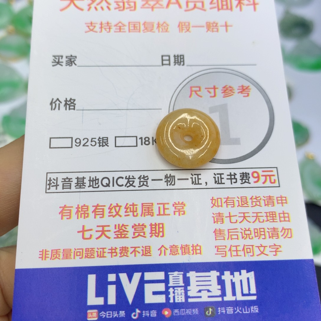 翡翠颈饰未镶嵌翡翠