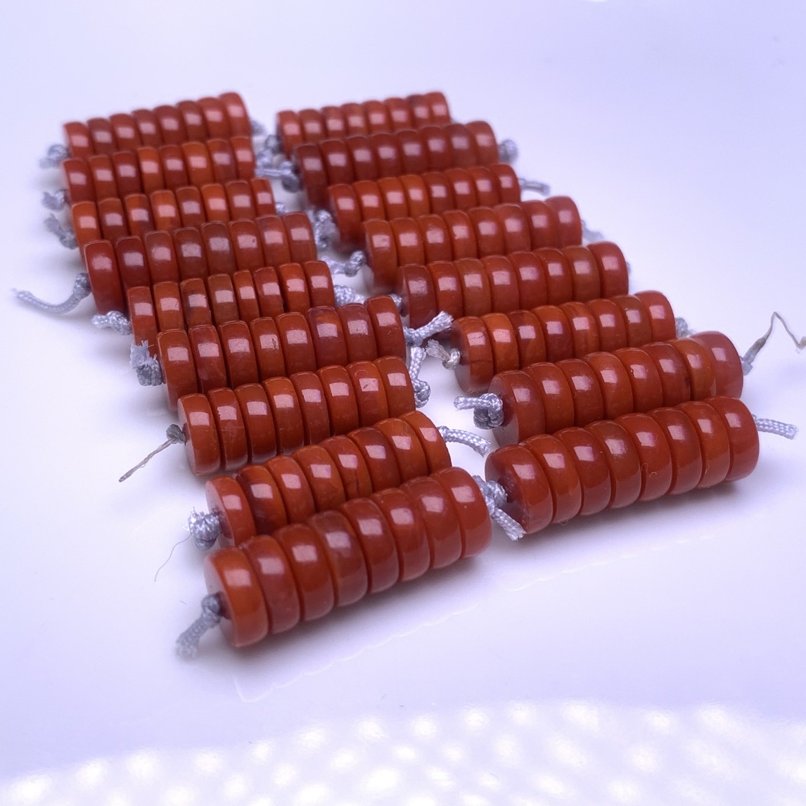 南红川料精工直切隔片7m左右（一组8片）多样性发货其中一件