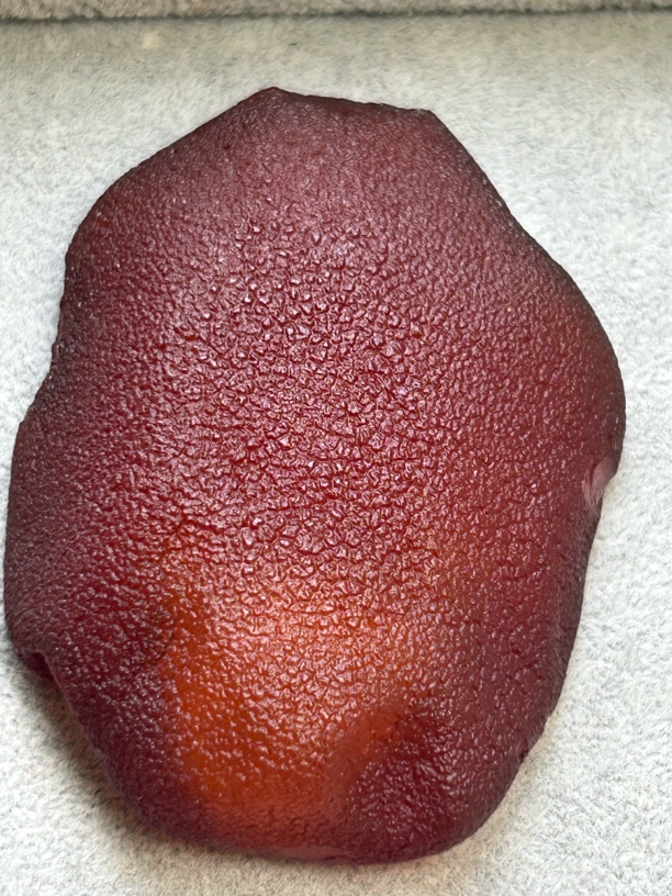 琥珀蜜蜡原石手把件38.34克