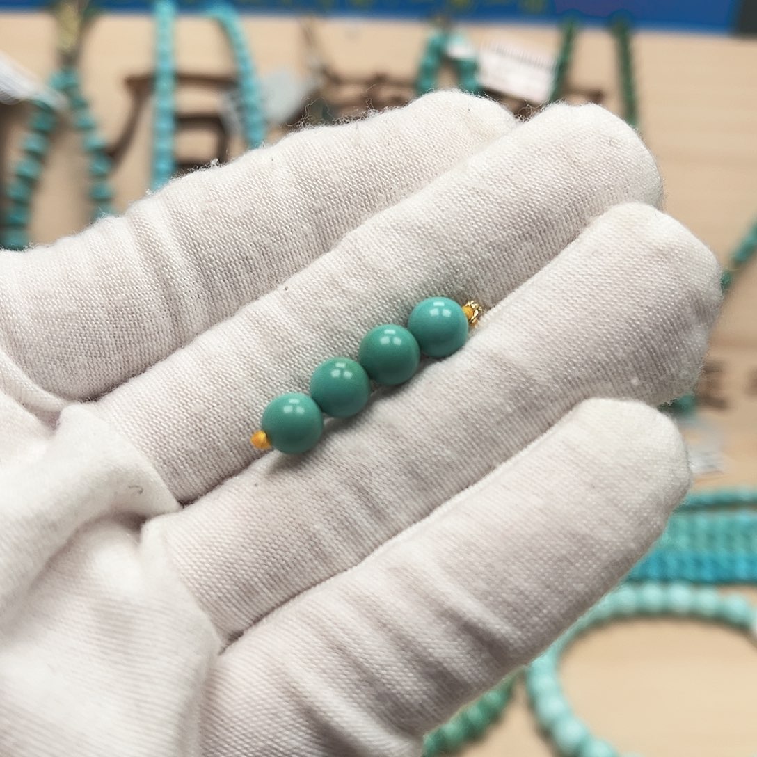 绿松石圆珠未镶嵌