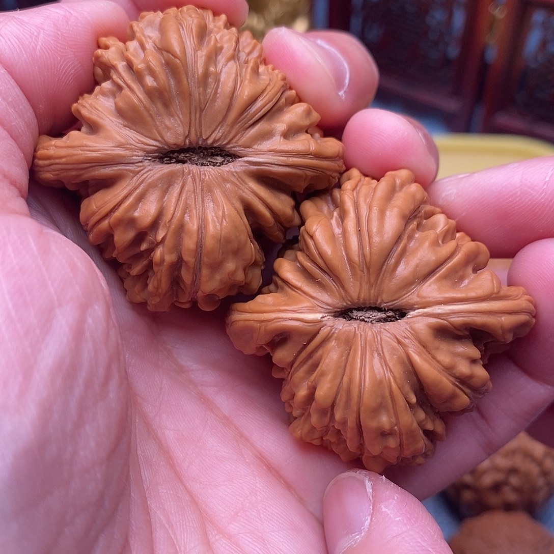 文玩核桃把件毕业全品四座楼肉球43尺