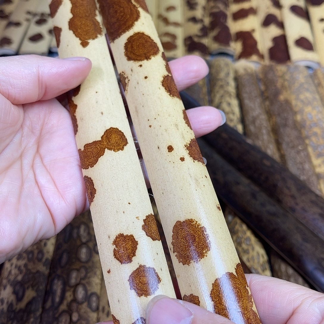 扇子精品云妃扇料一对