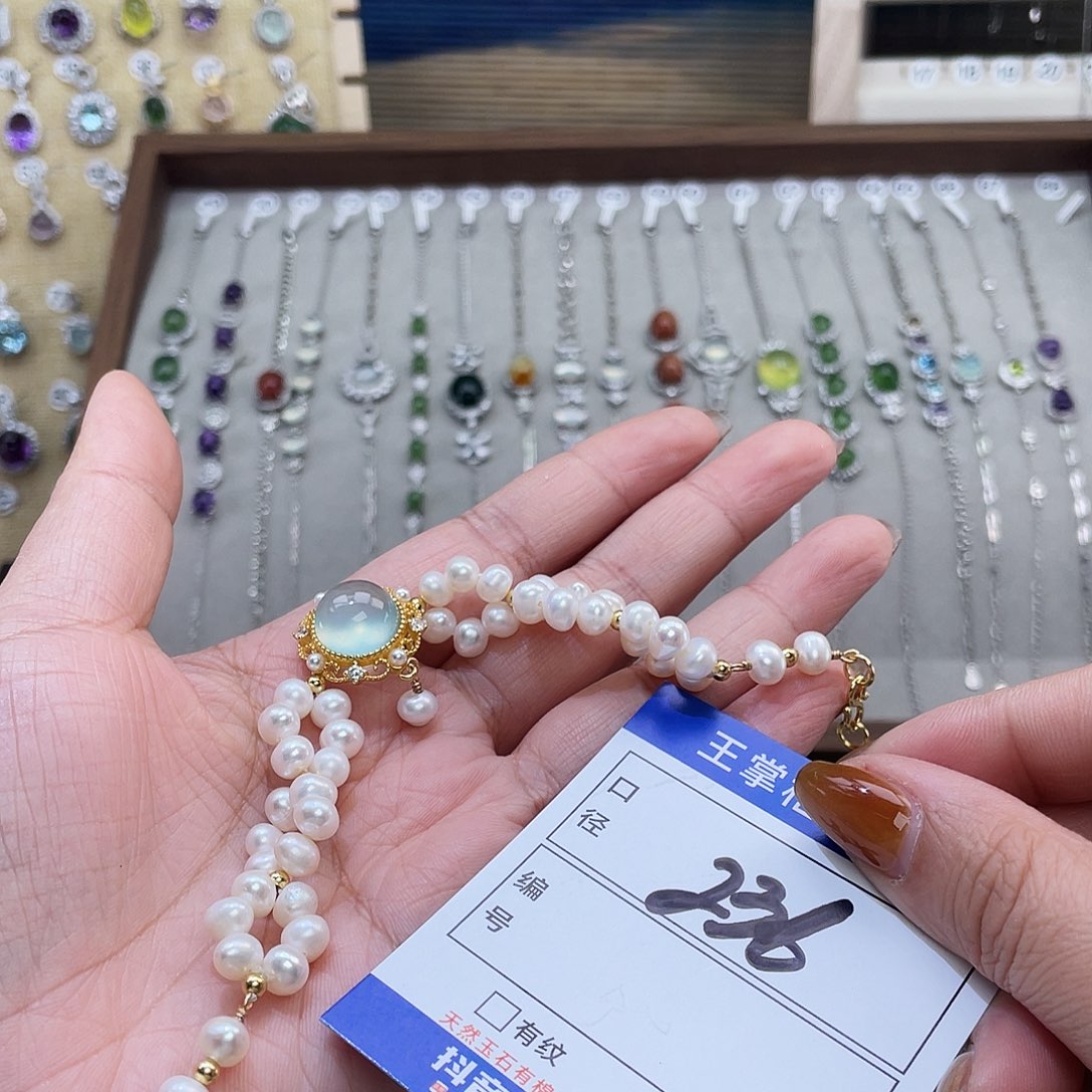 岫玉银S925镶嵌吊坠吊坠