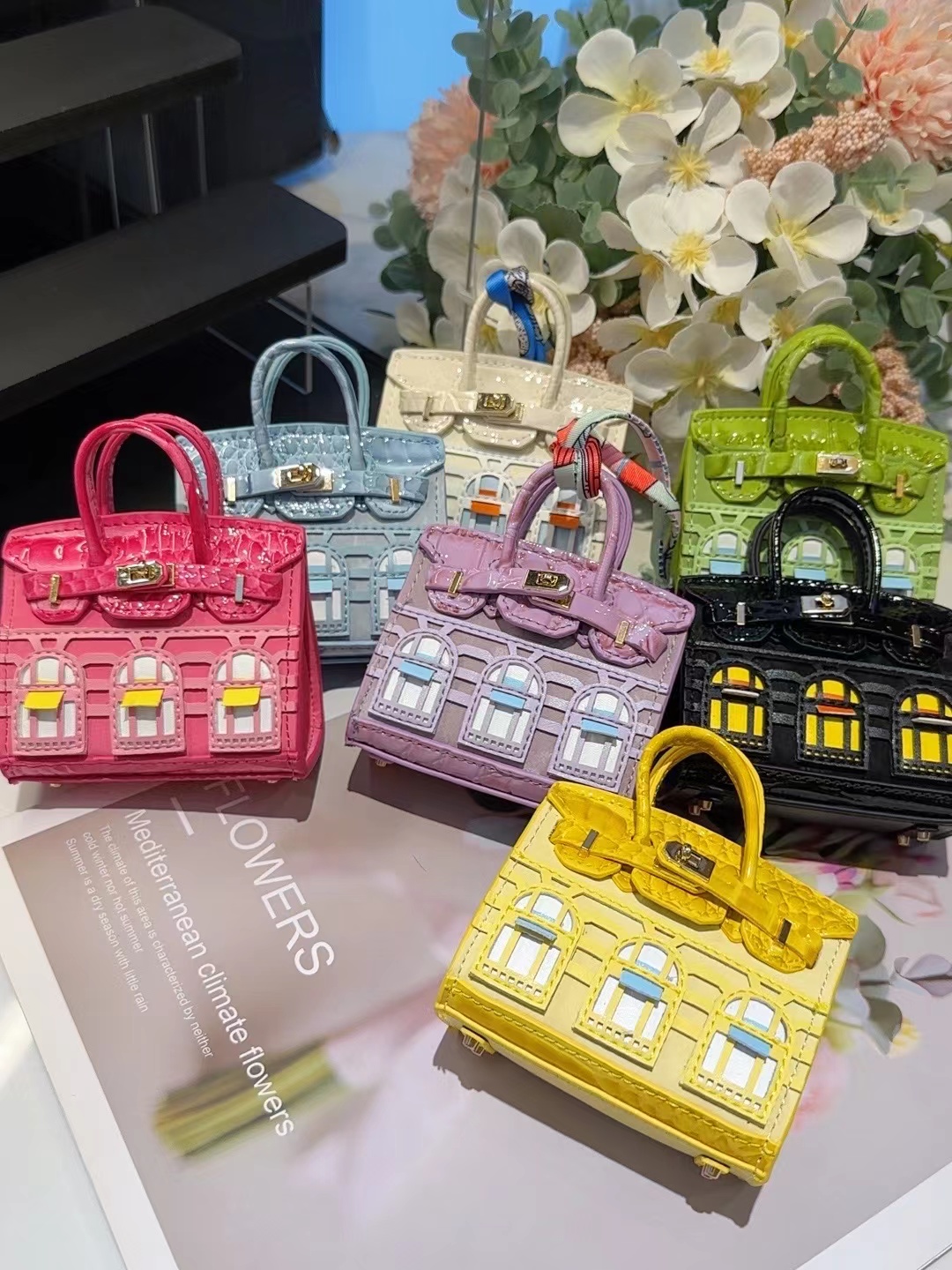 迷你零钱包口红包车钥匙包老花高级感链条成人儿童